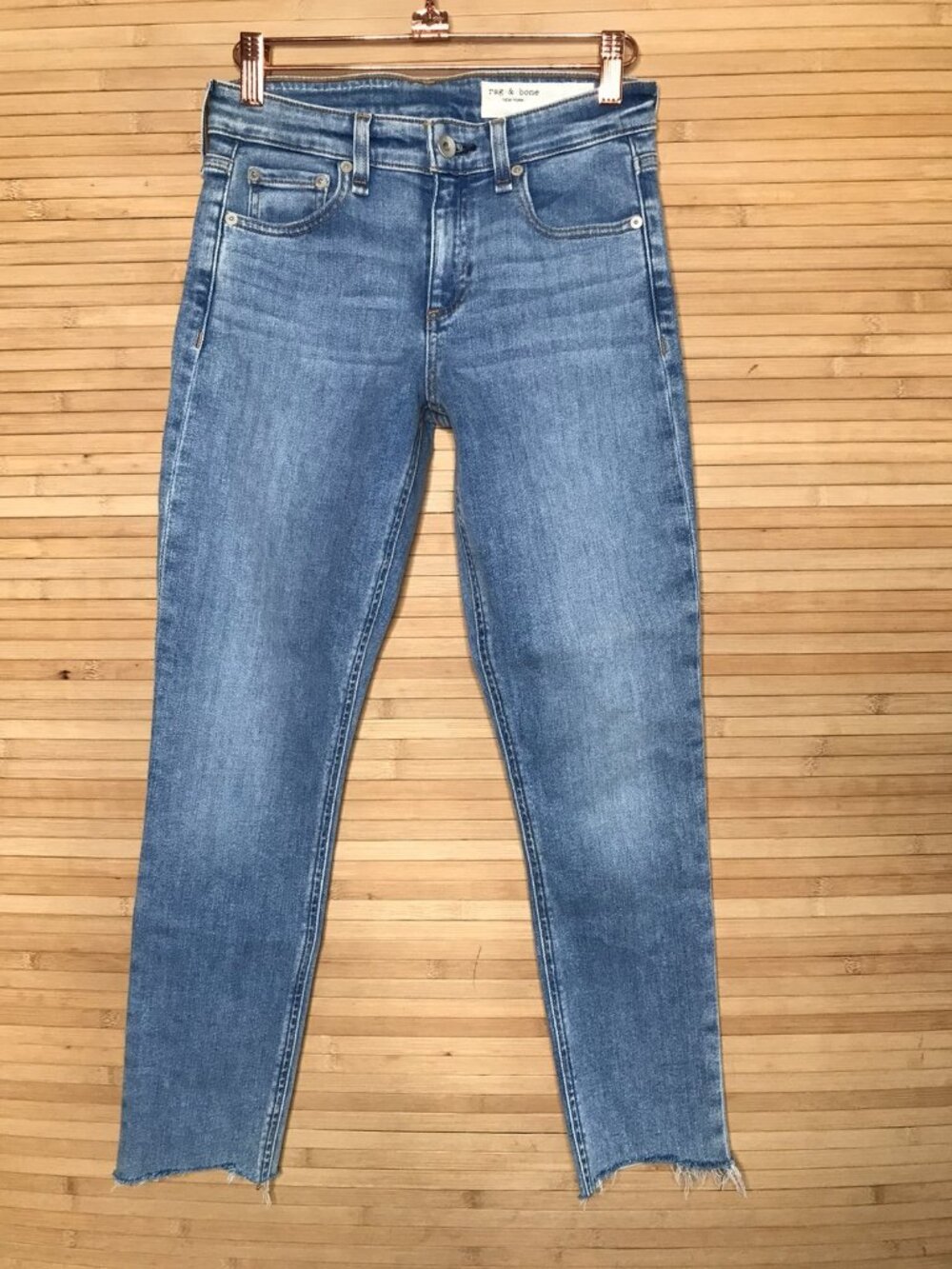 Rag & Bone jeans womens 25 blue Cate mid rise ankle skinny wdd21s2651